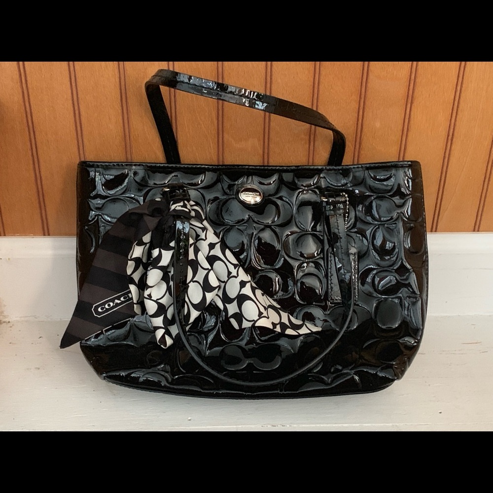Authentic Small Coach handbag.